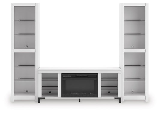 Brollevi - 3-Piece Entertainment Center - White