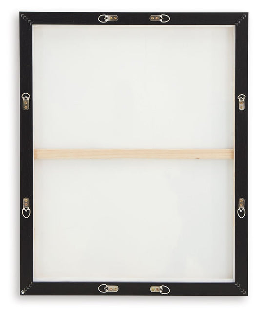 Caldish - Wall Art Set (Set of 2) - Blue / White / Pink