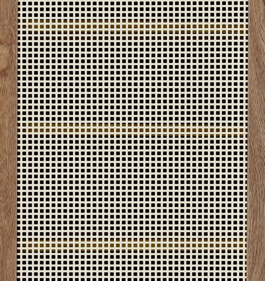 Teller - 4-Door Tall Shoe Storage Cabinet - Natural Oak