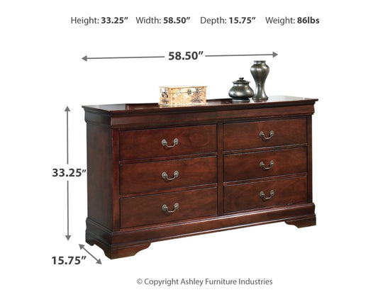 Alisdair - Dresser - Reddish Brown