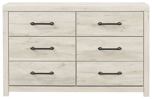 Cambeck - Six Drawer Dresser - Whitewash