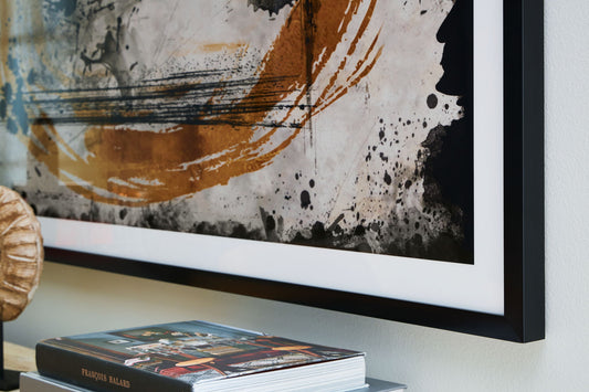 Clefting - Wall Art - Black / Caramel / Tan