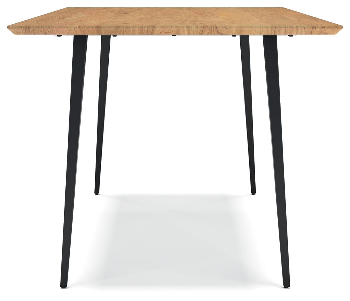 Gretlynn - Rectangular Dining Room Table - Black / Natural