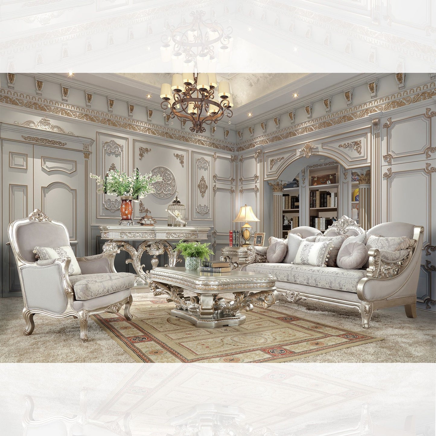 HD-2662 - Sofa - Silver