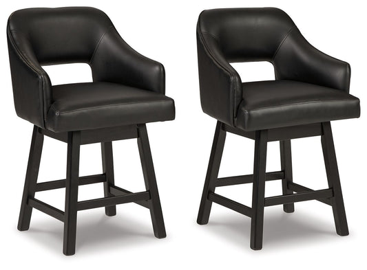Tallenger - Upholstered Swivel Barstool (Set of 2)