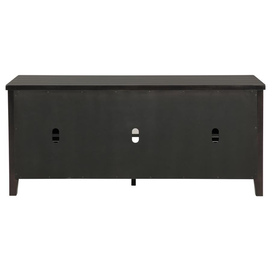 Concord - 2-Door TV Stand Console - Distressed Java