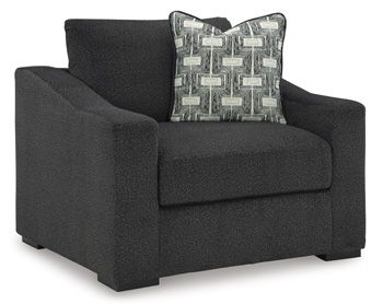 Wryenlynn - Chair And A Half - Fabric - Onyx