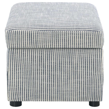 Winter - Upholstered Hydraulic Lift Top Storage Ottoman
