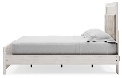Altyra - Queen Panel Bed With Roll Slats - White