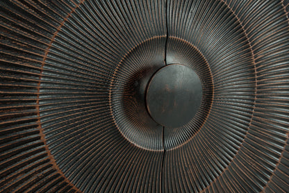 Fosterman - Accent Cabinet - Distressed Black