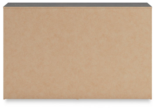 Hollivern - Six Drawer Dresser - Dark Gray