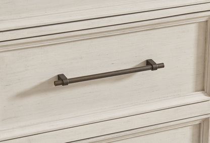 Shaybrock - Dresser And Mirror - Antique White / Brown