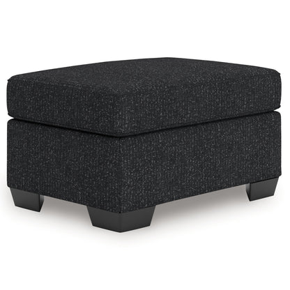 Jasmine Peaks - Ottoman - Coal