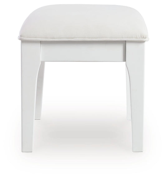Chalanna - Vanity Stool - White