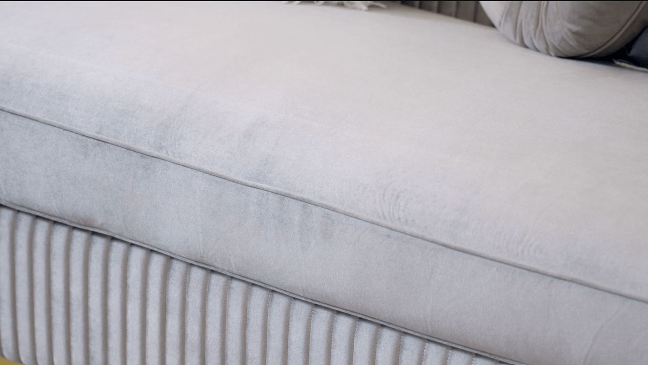 HD-7008 - Sofa - Gray / Gold