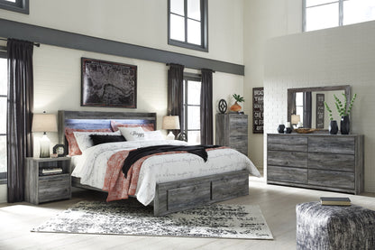 Baystorm - Panel Bedroom Set - Gray