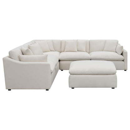Hobson - Upholstered Modular Sectional Sofa With Ottoman