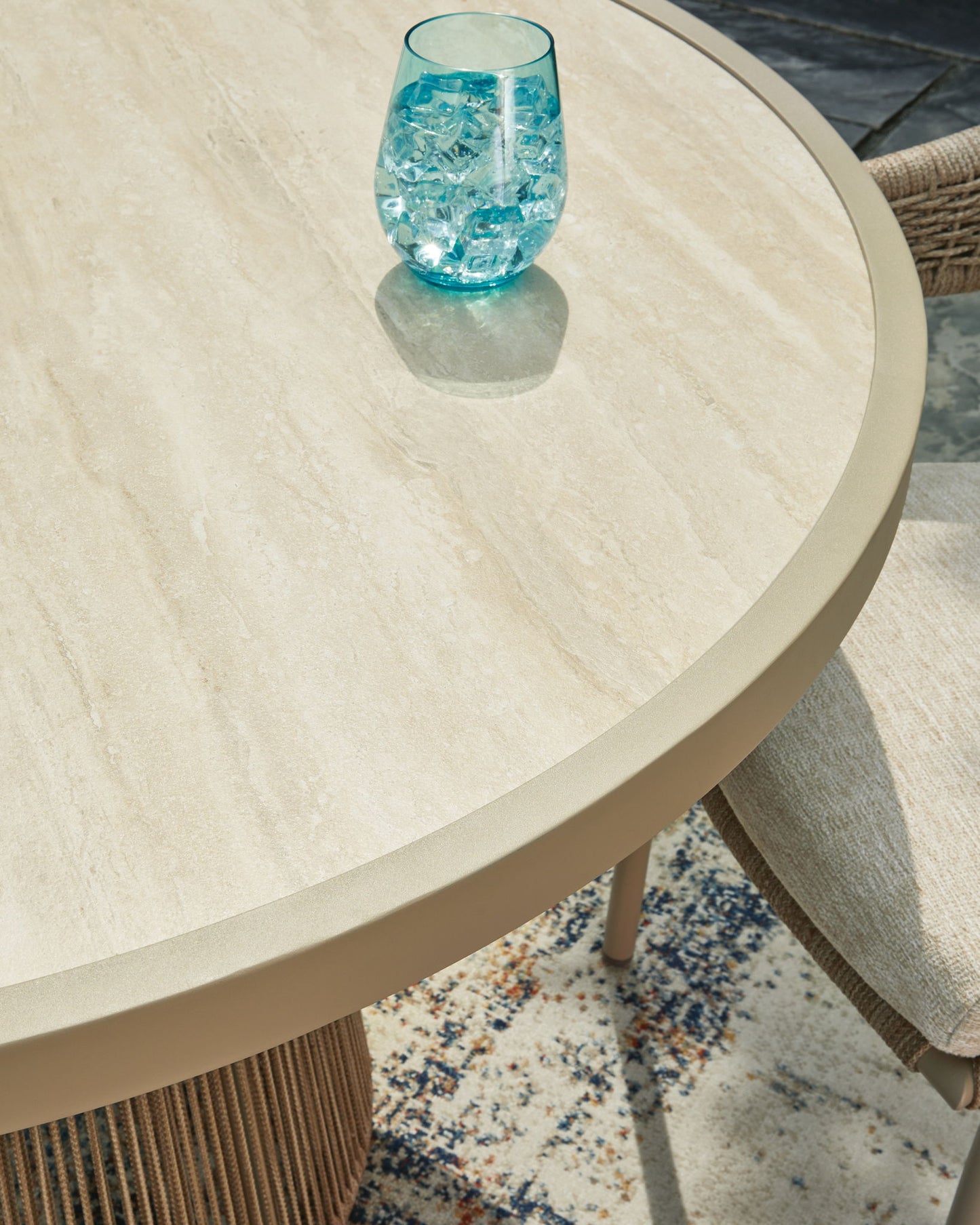 Orchard Beach - Outdoor Dining Table - Beige