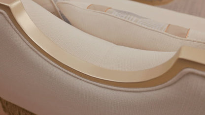 HD-6127 - Sofa - Beige / Gold