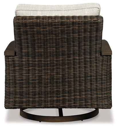 Paradise Trail - Swivel Lounge Chair (Set of 2) - Medium Brown