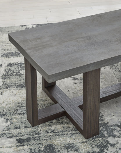 Dynnford - Occasional Table Set (Set of 3) - Gray / Brown