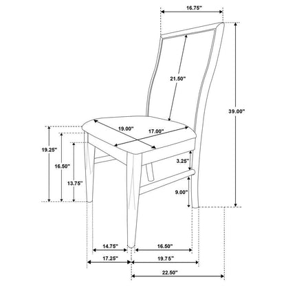 Adina - Upholstered Dining Side Chair (Set of 2) - Barley