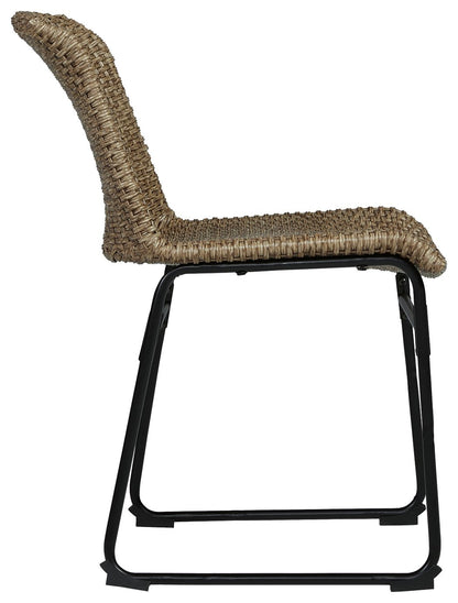 Amaris - Chair (Set of 2) - Brown / Black