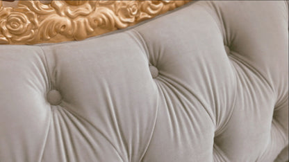 HD-9041 - Sofa - Gray / Gold