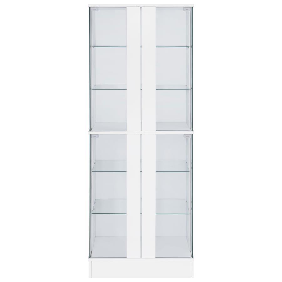 Cabra - 4-door LED Curio Display Cabinet