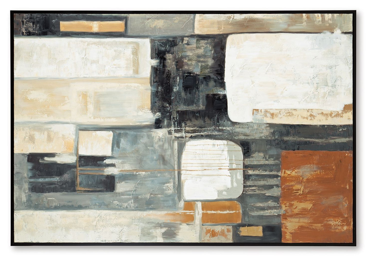 Howford - Wall Art - Brown / Black / Gray