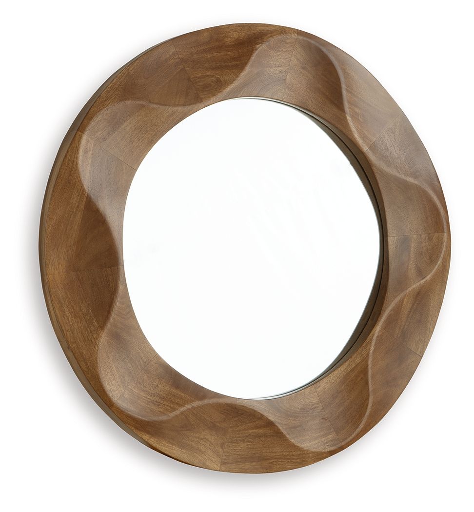 Aajon - Accent Mirror - Brown