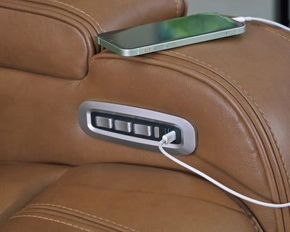Knightington - Power Reclining Sofa With Audio Seating