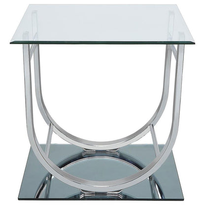 Danville - Rectangular U-Shaped Glass Top Table