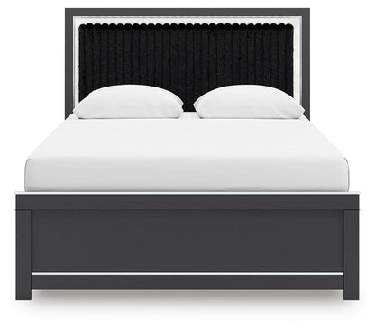 Zuraleus - Upholstered Panel Bed