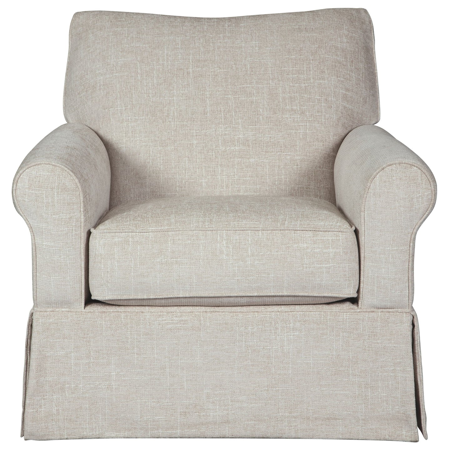 Searcy - Swivel Glider Accent Chair - Quartz