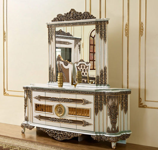 HD-1881 - Buffet - Ivory / Bronzed Copper