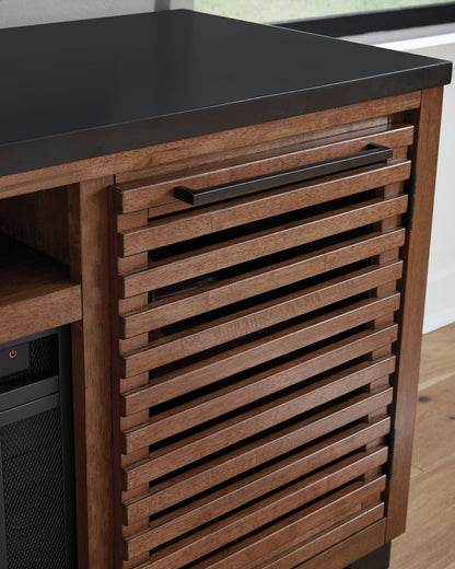 Kallari - TV Stand With Fireplace Option