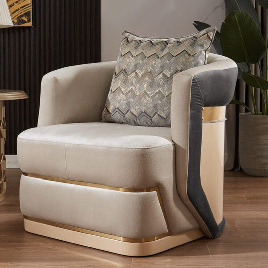 HD-9008 - Chair - Light Gray / Dark Gray