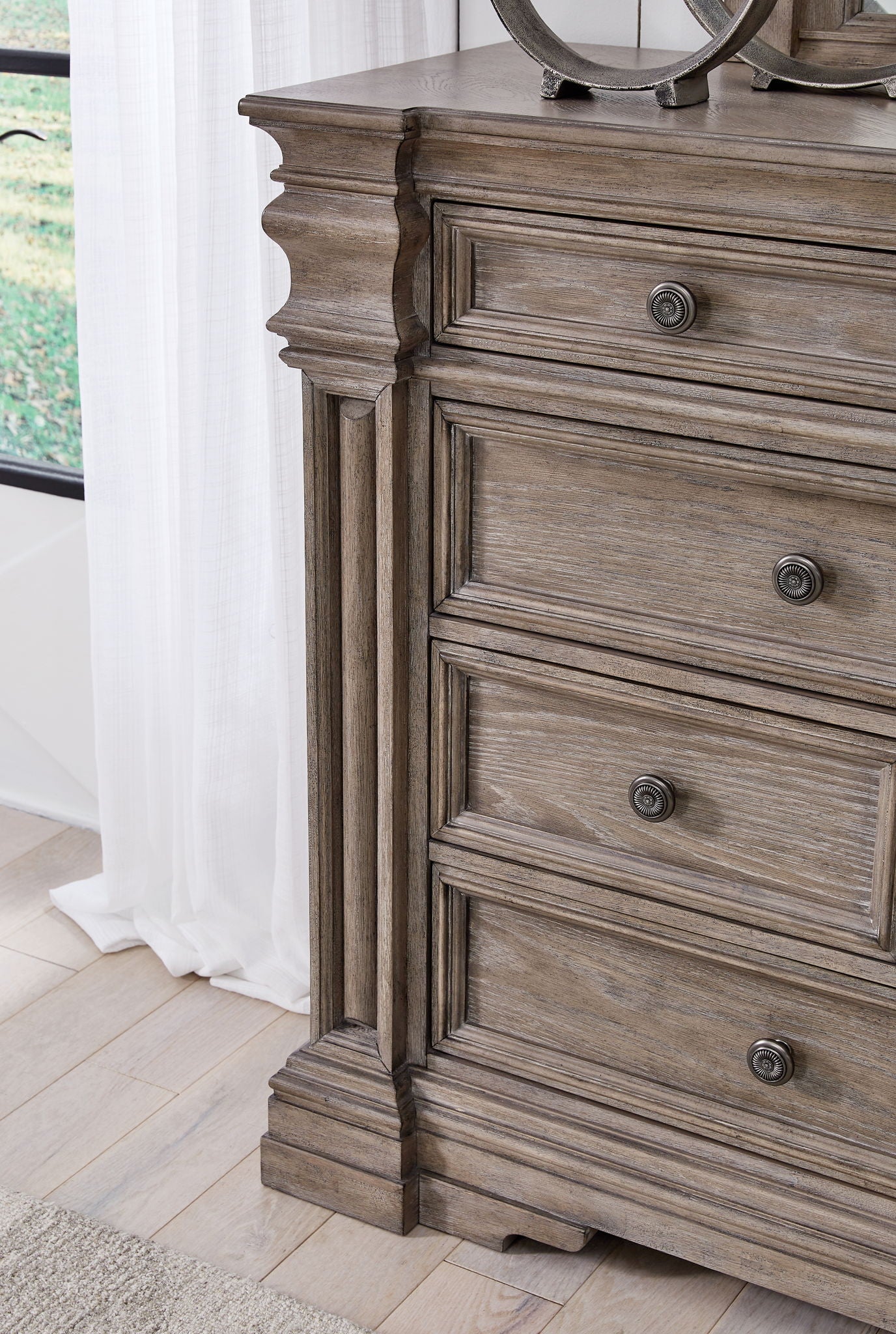 Blairhurst - Dresser And Mirror - Light Grayish Brown