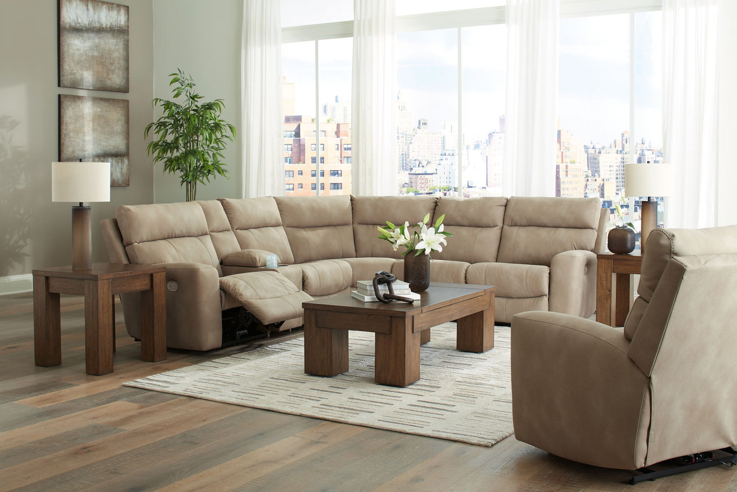 Next-Gen Durapella - Power Reclining Sectional Set