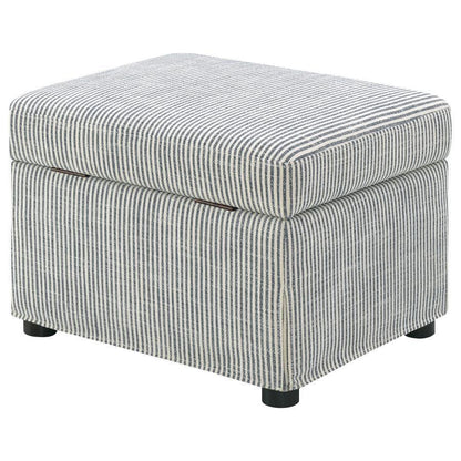 Winter - Upholstered Hydraulic Lift Top Storage Ottoman