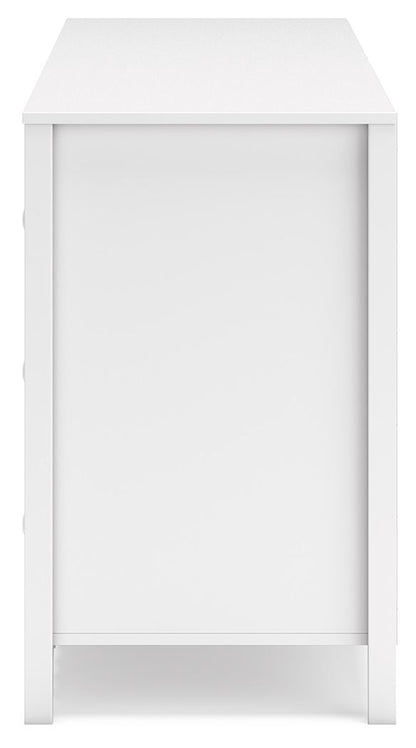 Hallityn - Six Drawer Dresser - White