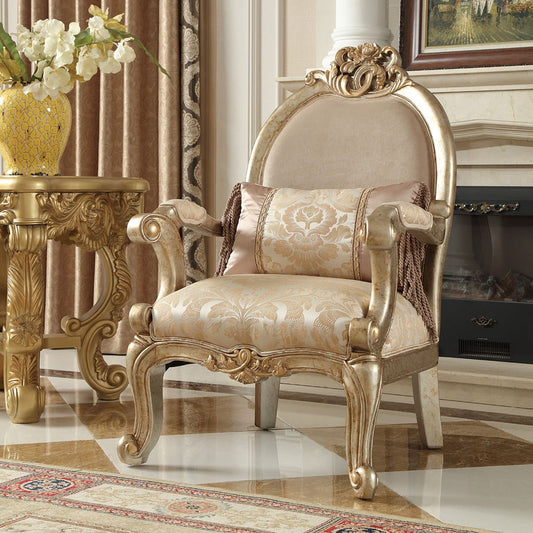 HD-2663 - Chair - Champagne With Rust Highlight