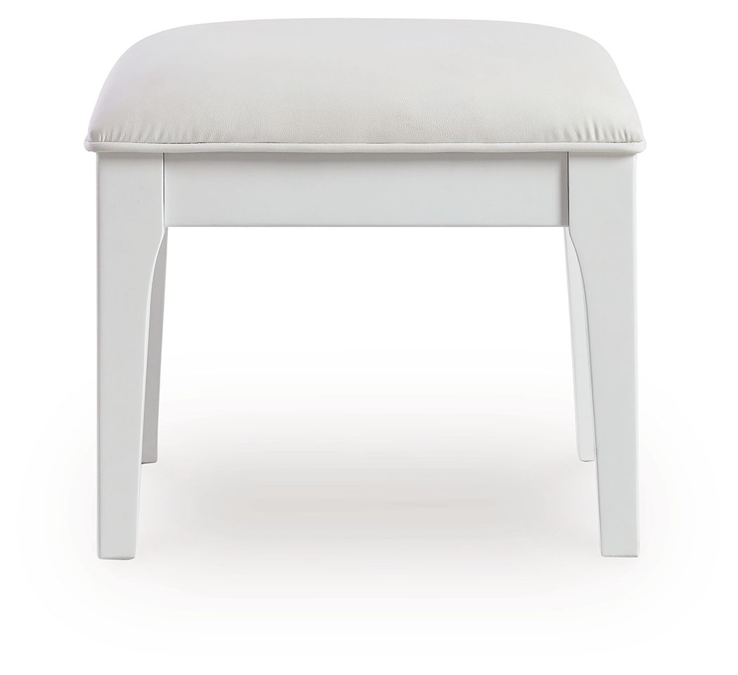 Chalanna - Vanity Stool - White