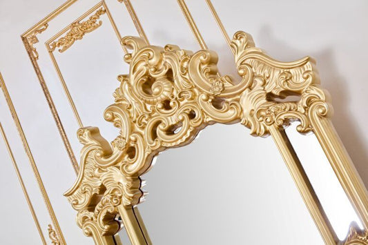 HD-8024 - Mirror - Cedar Red With Gold Highlight