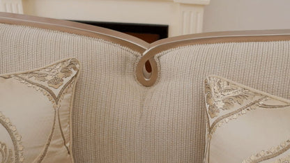 HD-7005 - Sofa - Beige / Gold