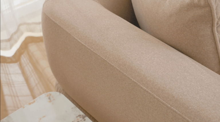 HD-3181 - Loveseat - Beige / Gold