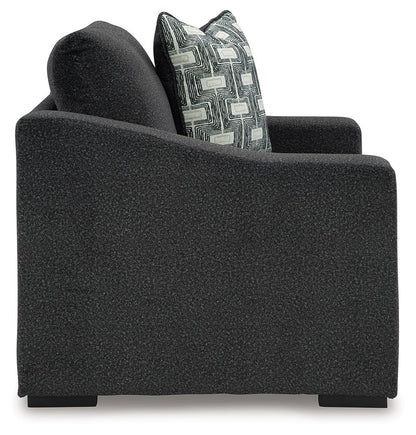 Wryenlynn - Chair And A Half - Fabric - Onyx