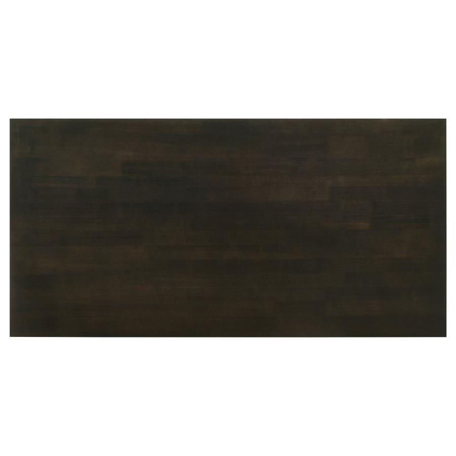 Rachelle - 3 Piece Rectangular Coffee Table Set - Deep Merlot