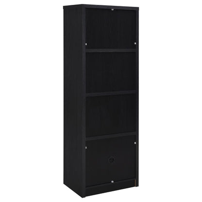 Winfield - 3-Sheld Media Tower Entertainment Pier - Black